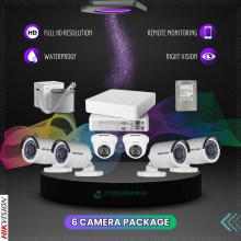 2MP Hikvision 6 CCTV Package Best Price in Bangladesh