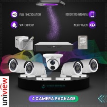 2MP Uniview 4 CCTV Package Best Price in Bangladesh