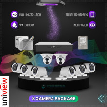 2MP Uniview 8 CCTV Package Best Price in Bangladesh