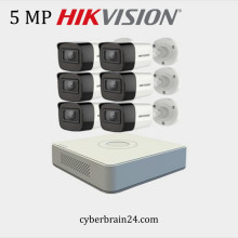 5MP Hikvision 6 CCTV Package with DVR